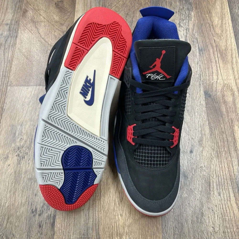 Mens 9 - Air Jordan 4 Retro Rare Air Gold Lettering FV5029-003 B-GRADE